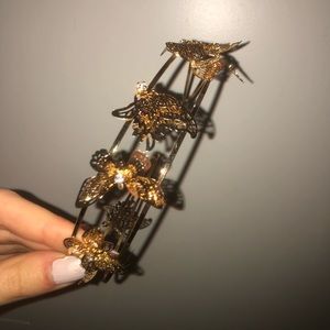Gold Butterfly Headband